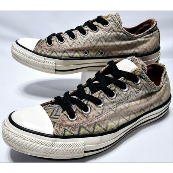Converse All Star Missoni Zig Zag Multicolor Low Top Sneakers Men 7.5 Woman 9.5 - Picture 1 of 8